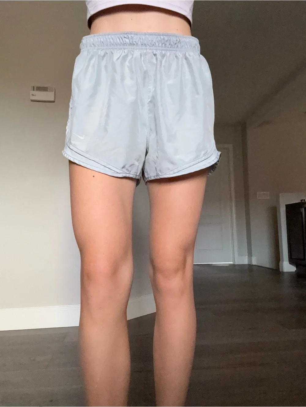 Nike Light Grey Women's Athletic Shorts